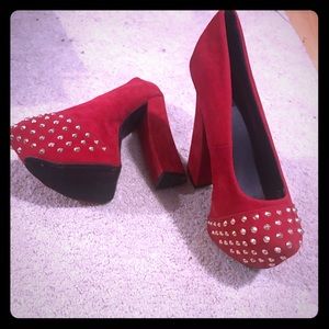 Pretty red heels